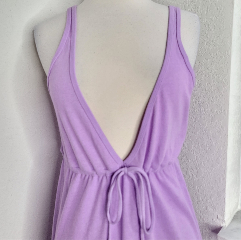 FREE PEOPLE BEACH Free-est Essential Tank Midi Dress In Lupine M. - Picture 3 of 8